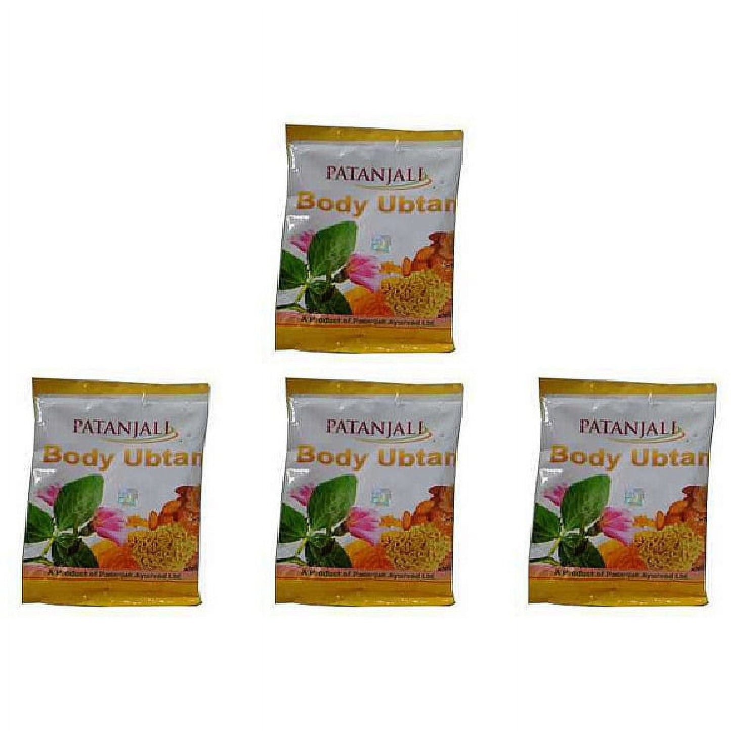 Pack Of 4 - Patanjali Body Ubtan - 100 Gm (3.5 Oz)