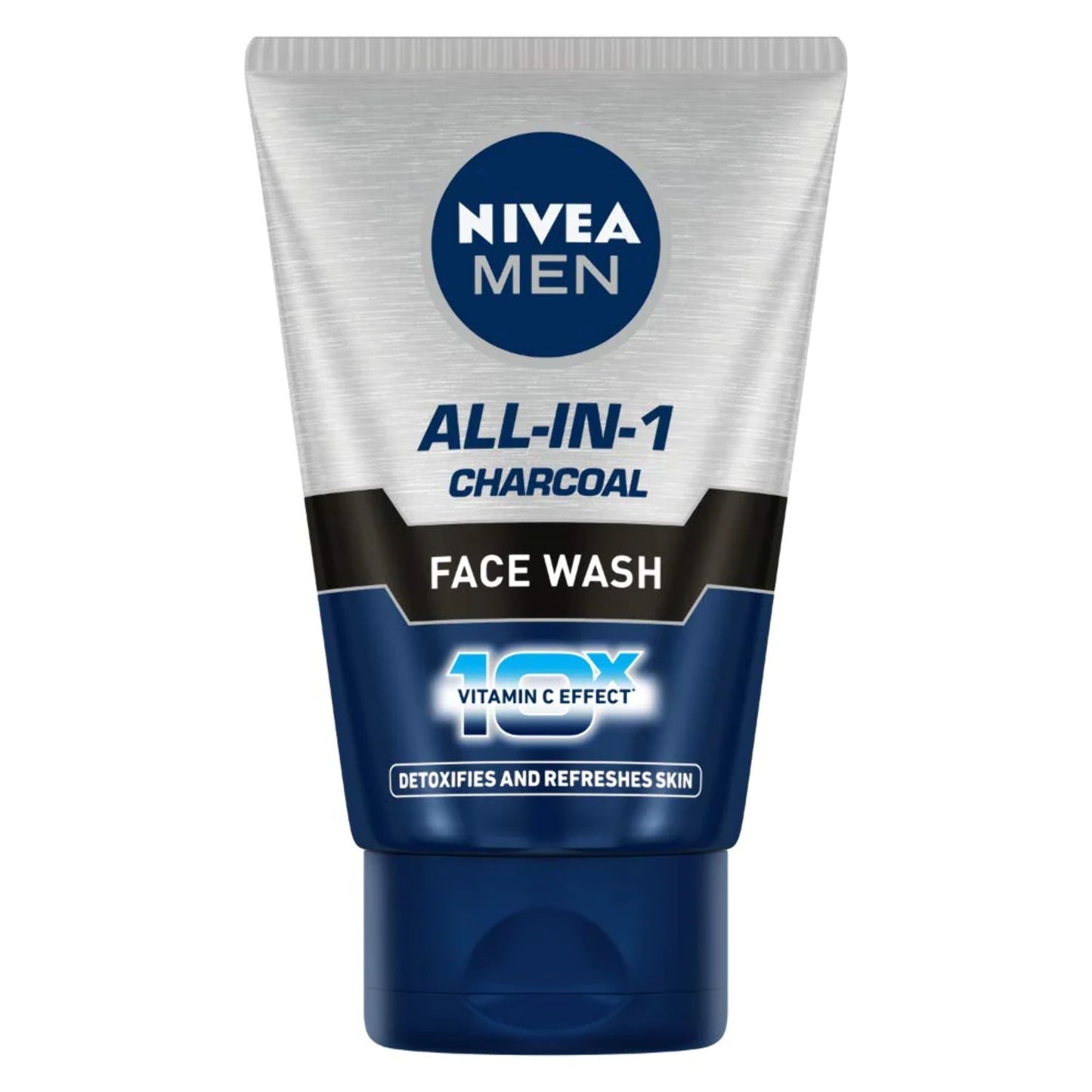 Nivea Men All-in-1 Charcoal FaceWash Detoxifies And Refreshes Skin 100g