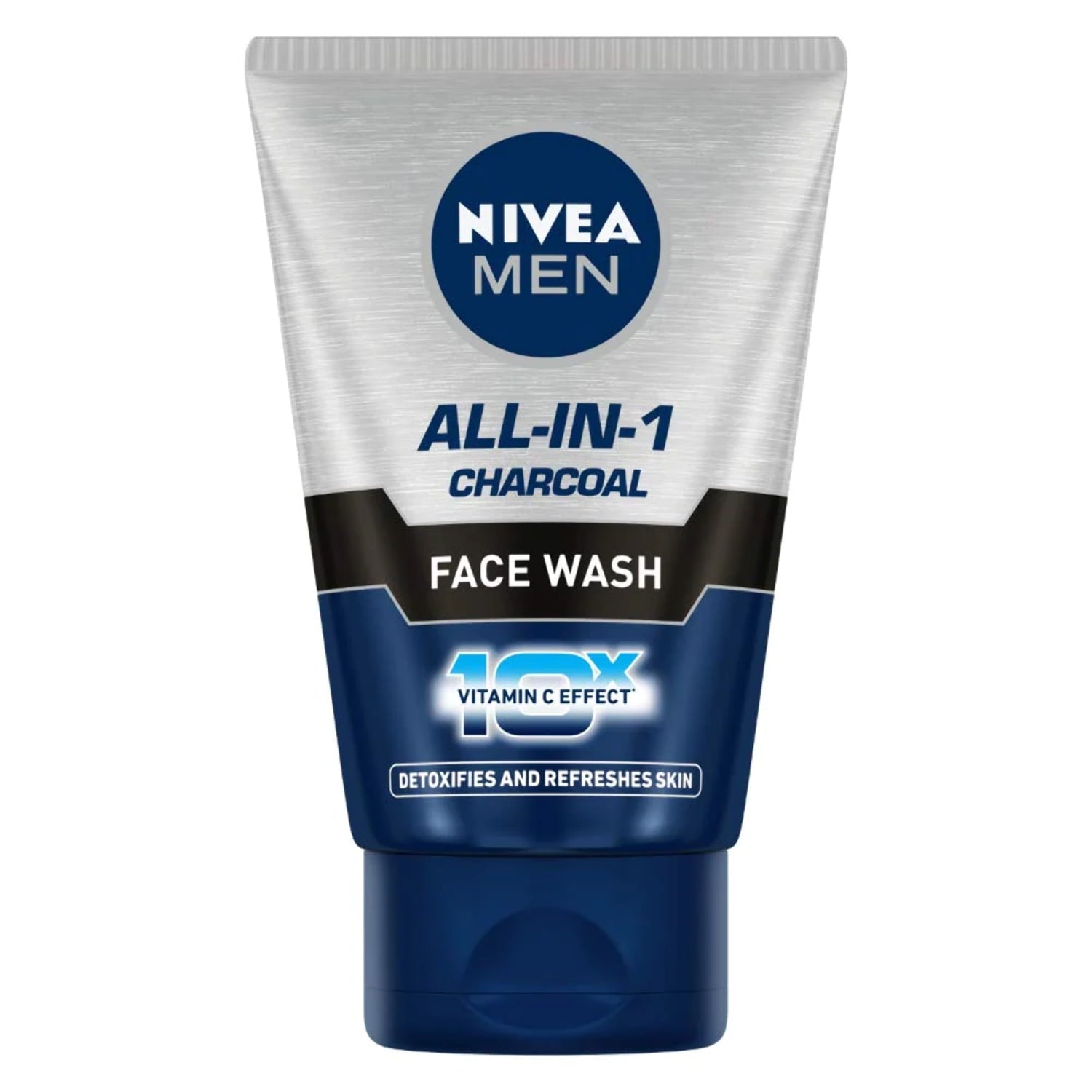 Nivea Men All-in-1 Charcoal FaceWash Detoxifies And Refreshes Skin 100g