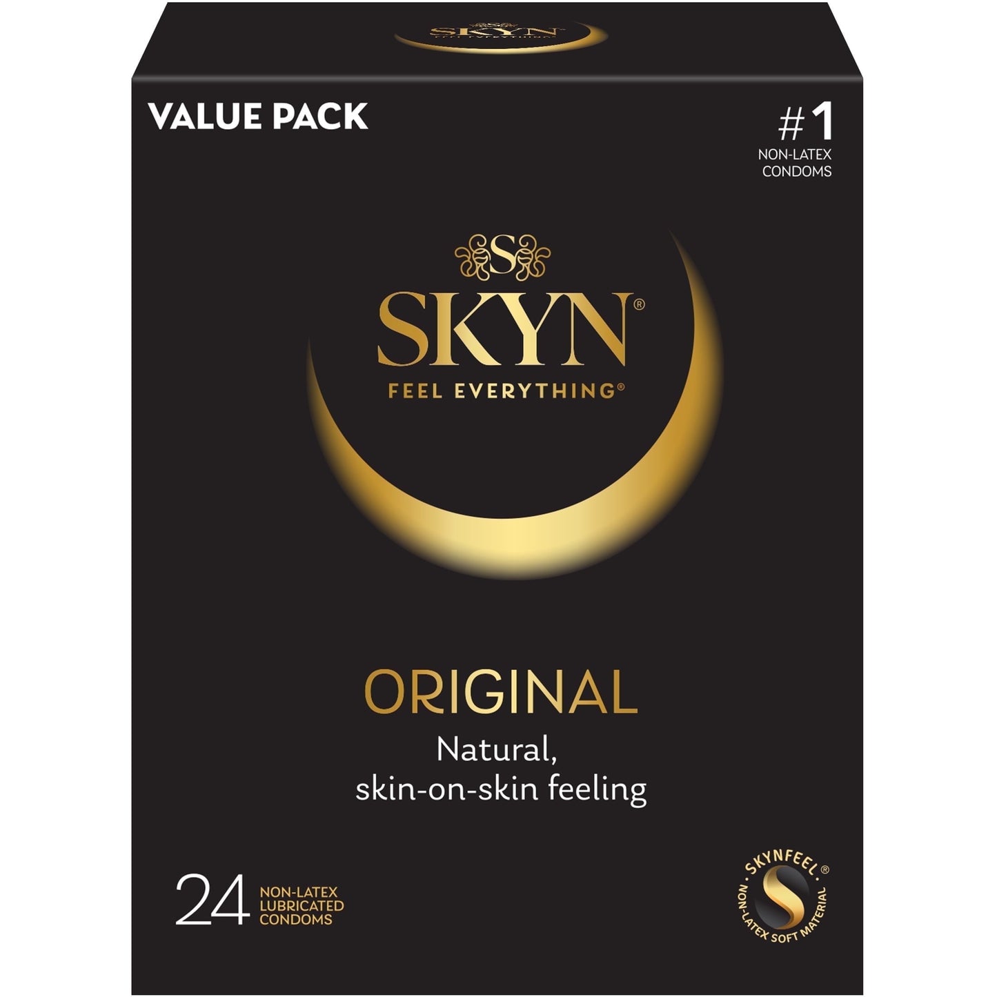 SKYN Original Non-Latex Lubricated Condoms, 24 Count