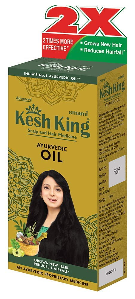 Kesh King Herbal Ayurvedic HairOil For Hair Growth 300ml - 1 Pack