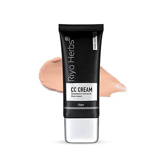 Riyo Herbs CC Cream Contains SPF With UVA/UVB Rays, Non-Sticky Formula, Conceals Imperfect