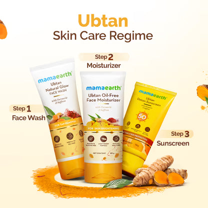 Mamaearth Ubtan Natural Face Wash: For Dry Skin, Turmeric & Saffron, 100 ml