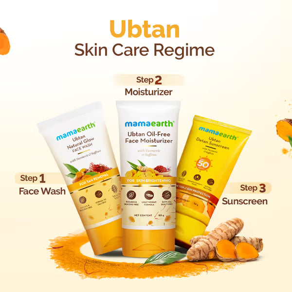 Mamaearth Ubtan Face Wash: Turmeric & Saffron, 150 ml