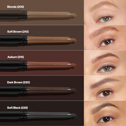 Revlon ColorStay Brow Pencil, Waterproof, 220 - Dark Brown, .012 oz