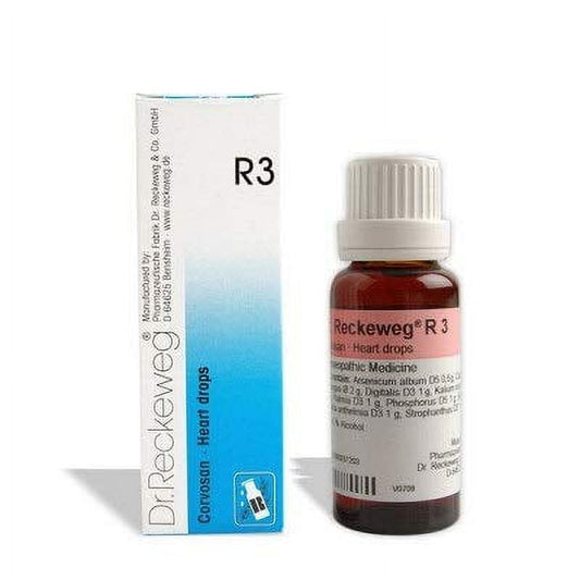 Dr. Reckeweg R3 - Heart Drops -Blockage and Valvular 22ml