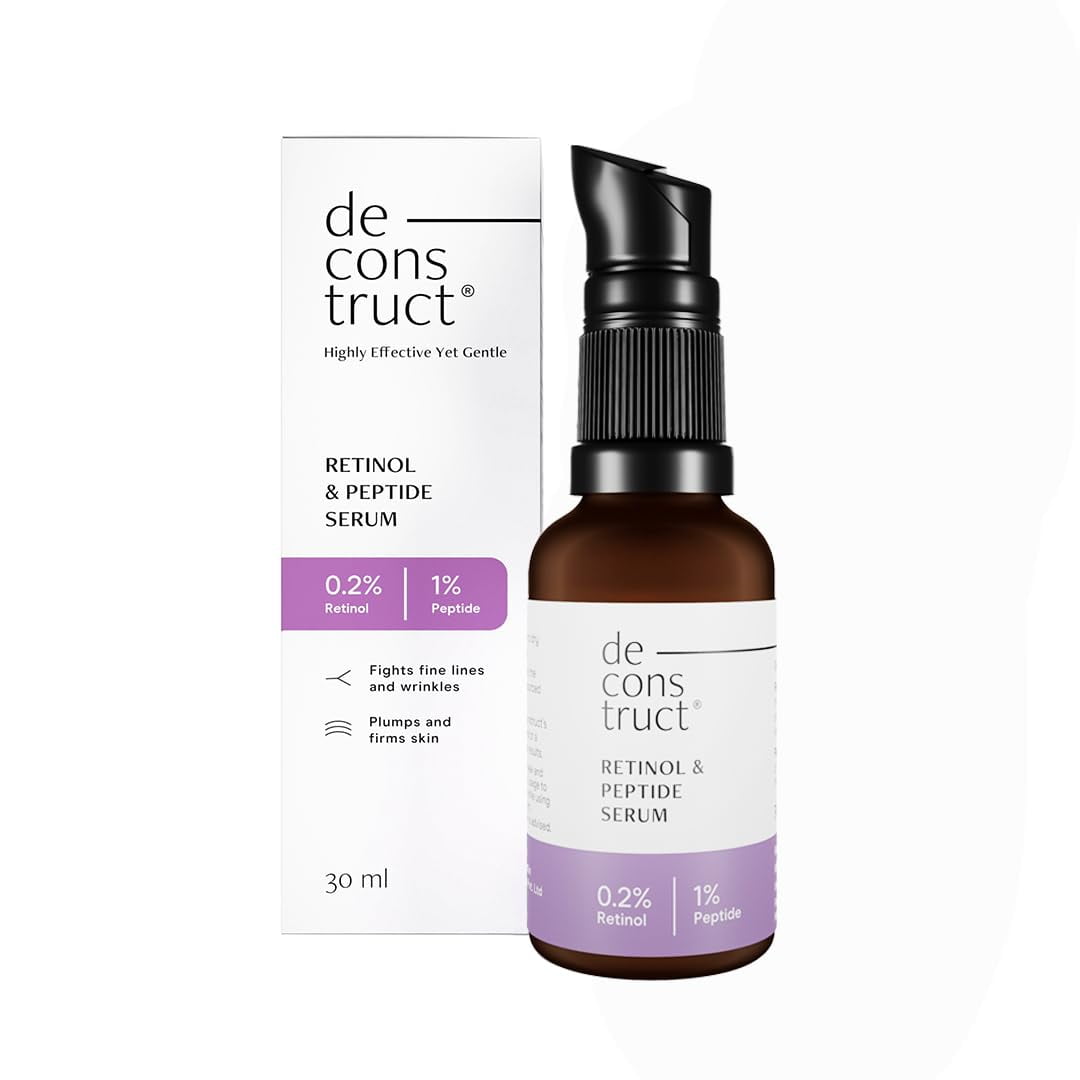 Deconstruct Retinol FaceSerum with Peptide | 0.2% Retinol + 1% Peptide | Anti Aging FaceSe