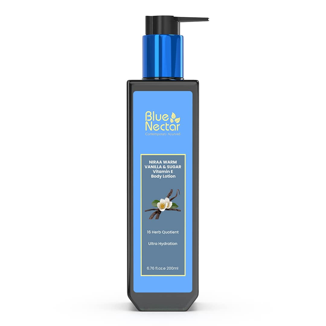 Blue Nectar Ultra Hydrating Warm Vanilla BodyLotion for Dry Skin and Oily Skin with Vitami