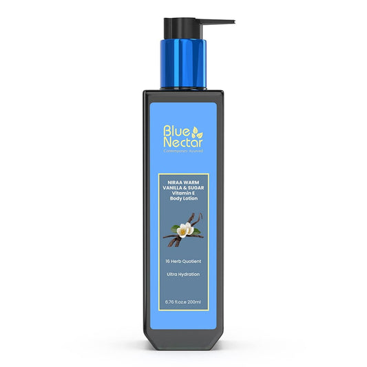 Blue Nectar Ultra Hydrating Warm Vanilla BodyLotion for Dry Skin and Oily Skin with Vitami