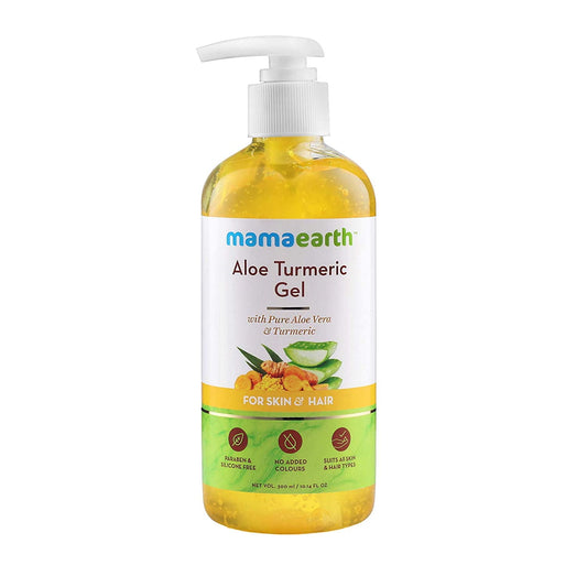 Mamaearth Aloe Turmeric Gel for Skin & Hair 300ml (Saver Pack, get 20% extra)