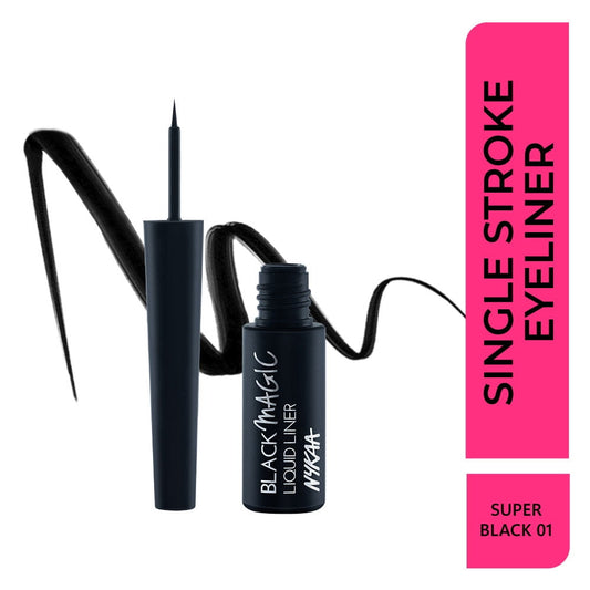 Nykaa Black Magic Liquid Eyeliner - Super Black 01