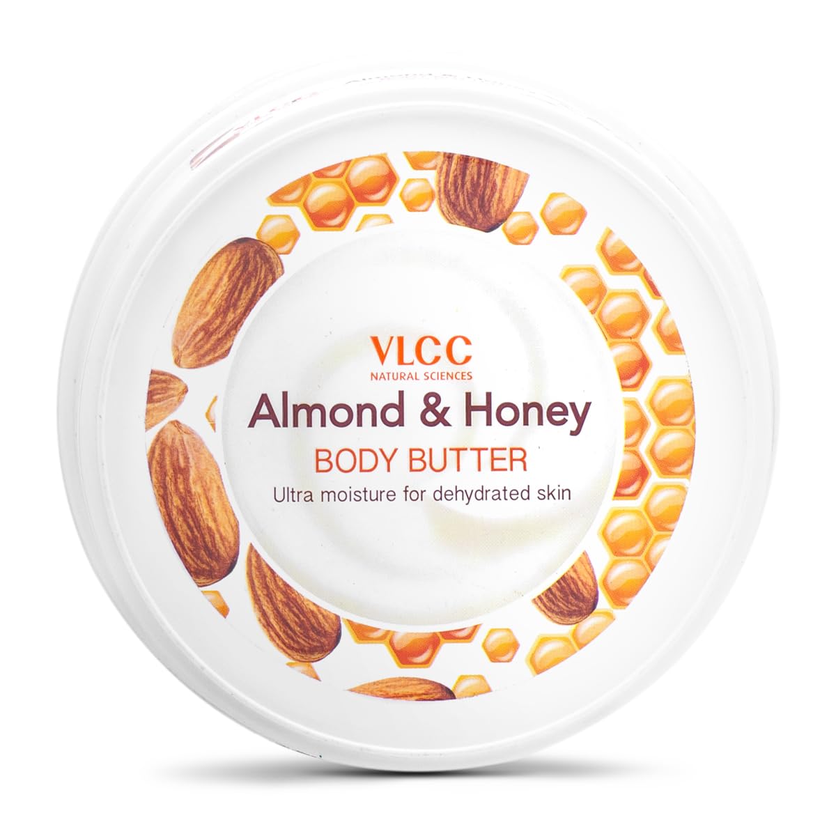 Vlcc Almond & Honey Body Butter - 200G | Deeply Moisturizing Body Butter For Dehydrated Sk