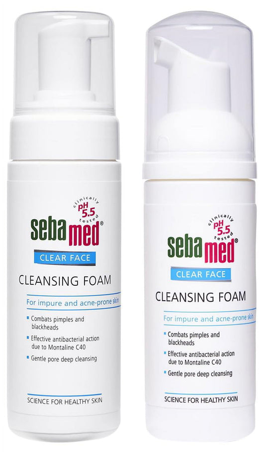 SebaMed Clear Face Cleansing Foam, 150ml & Sebamed Clear Face Foam, 50ml