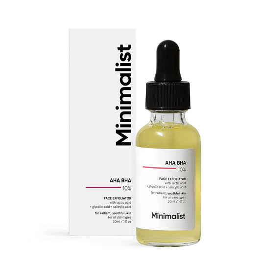 Minimalist 10% AHA Exfoliating Serum, 1 Fl Oz / 30 ml