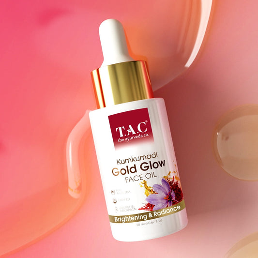 T.A.C - The Ayurveda Co. Kumkumadi Tailam Face Oil - Pure Ayurvedic Oil for Glowing & Radi