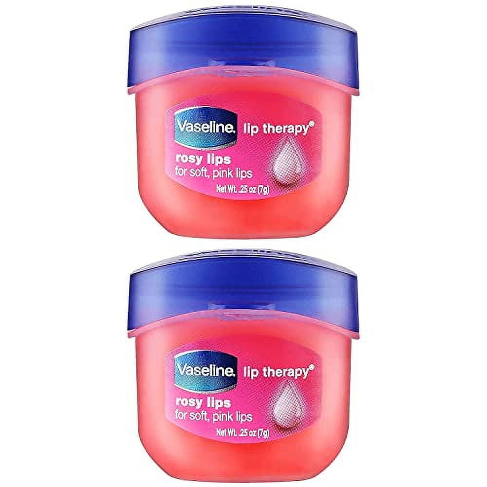 Vaseline Lip Therapy LipBalm with Petroleum Jelly - for Dry & Chapped Lips - Rosy Lips Min