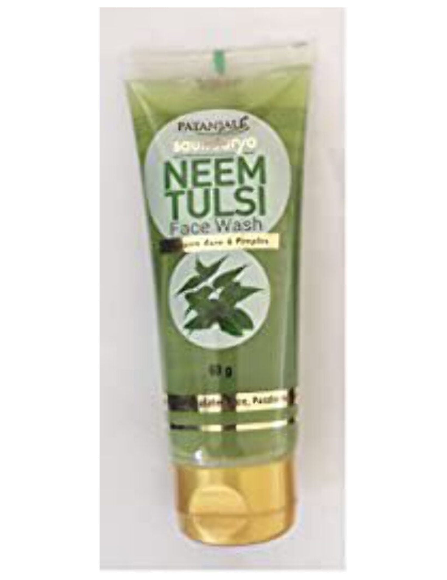 Patanjali Neem Tulsi FaceWash, 60g (Pack of 2)