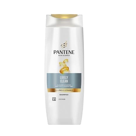 Pantene Hair Science Lively Clean Shampoo 90ml (pack of 2)