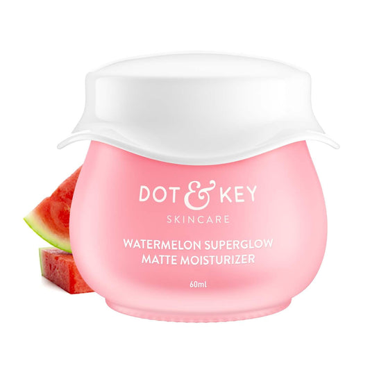 Dot & Key Watermelon Superglow Matte Moisturizer with Watermelon Extracts | Lightweight Ge