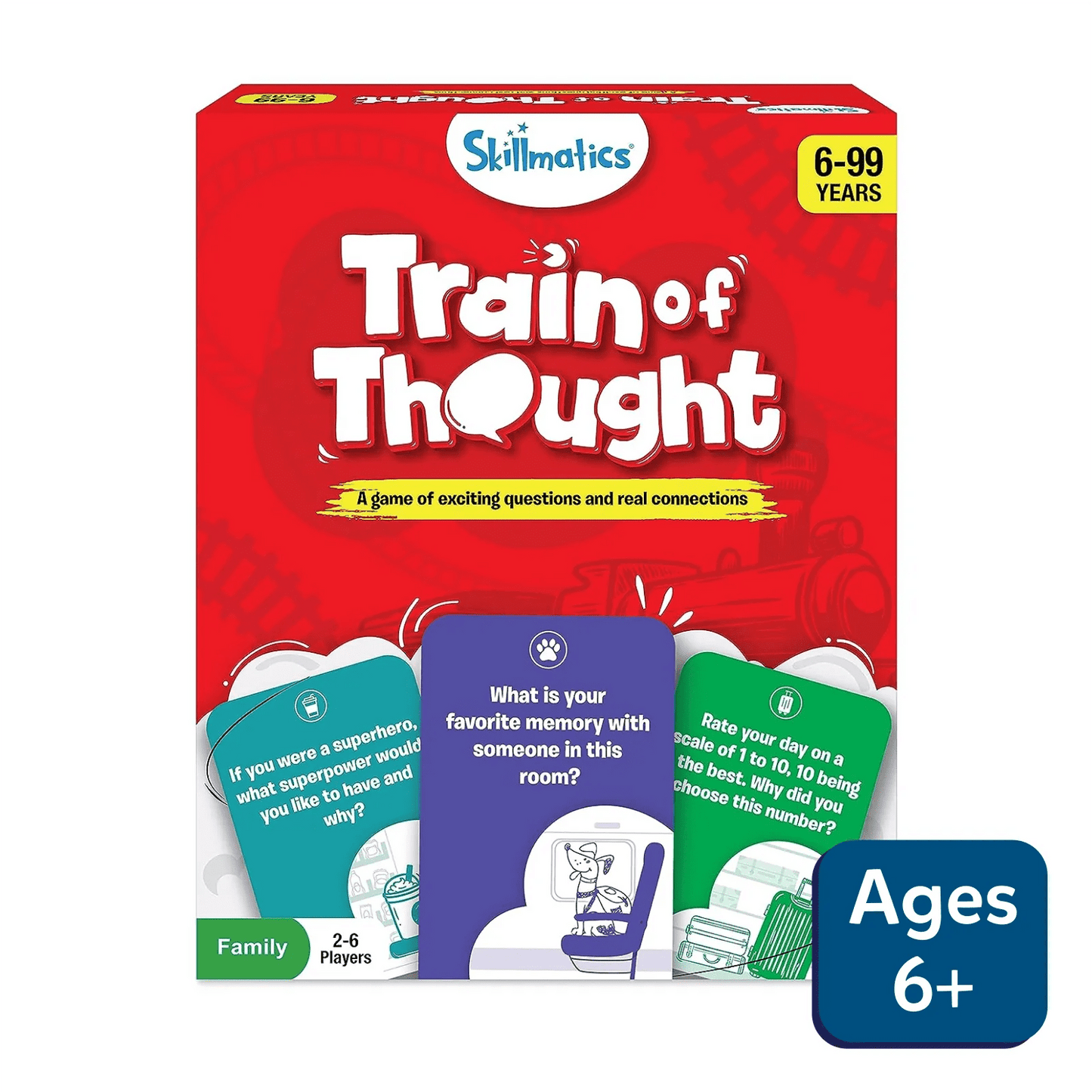 Skillmatics Train of Thought | Conversation starters (ages 6+)