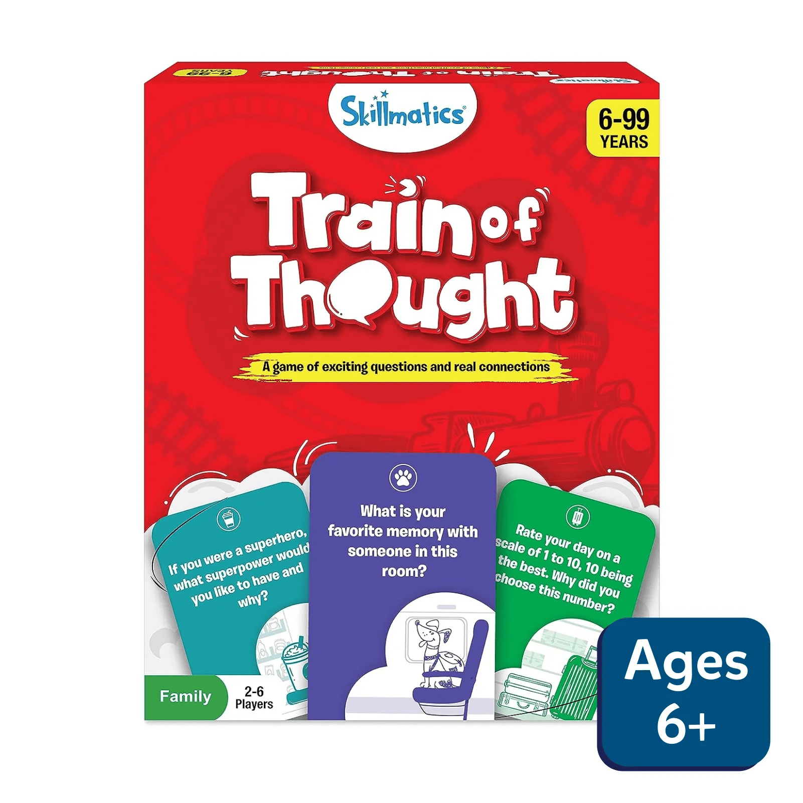 Skillmatics Train of Thought | Conversation starters (ages 6+)