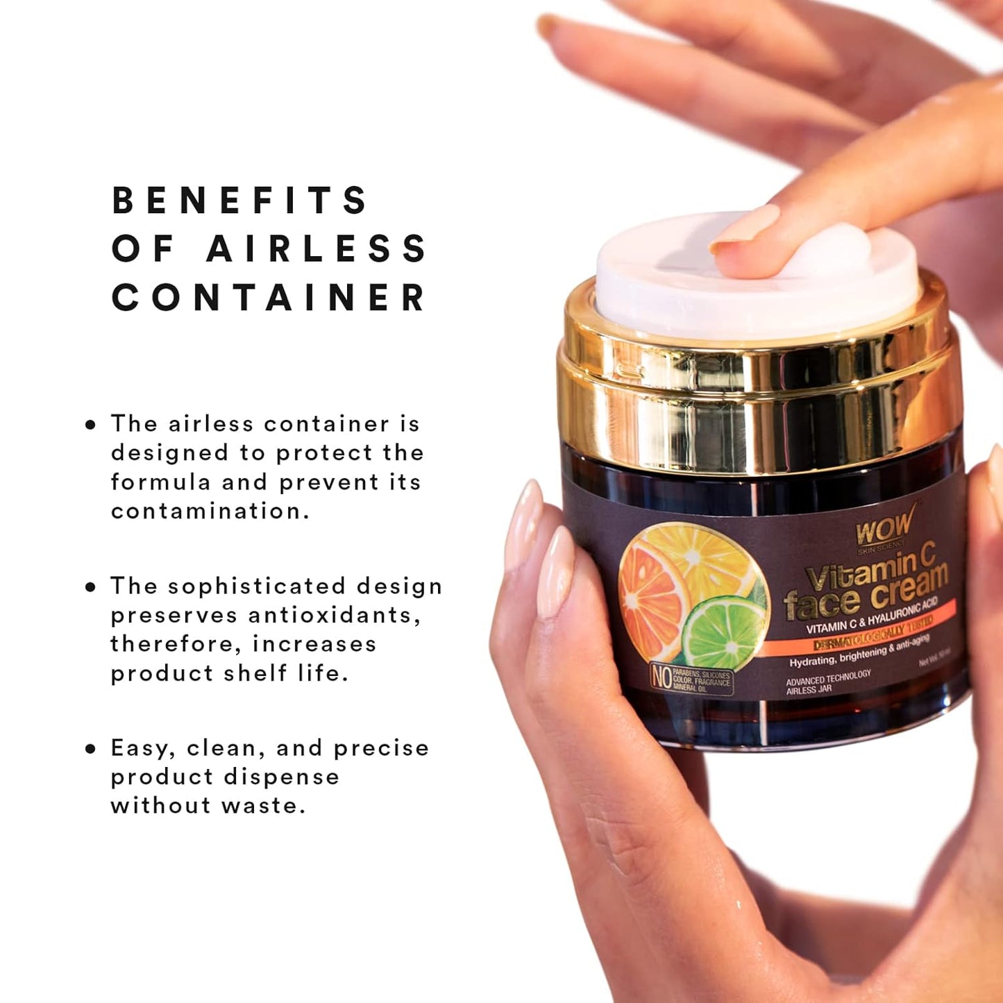 WOW Vitamin C Moisturizer Face Cream: 50 ml