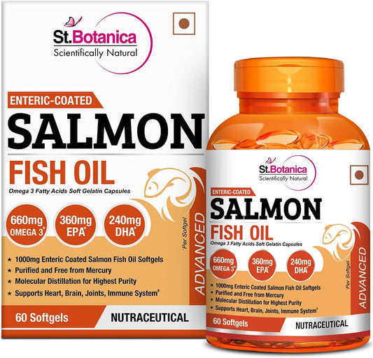 StBotanica Salmon Fish Oil: 1000 mg, 60