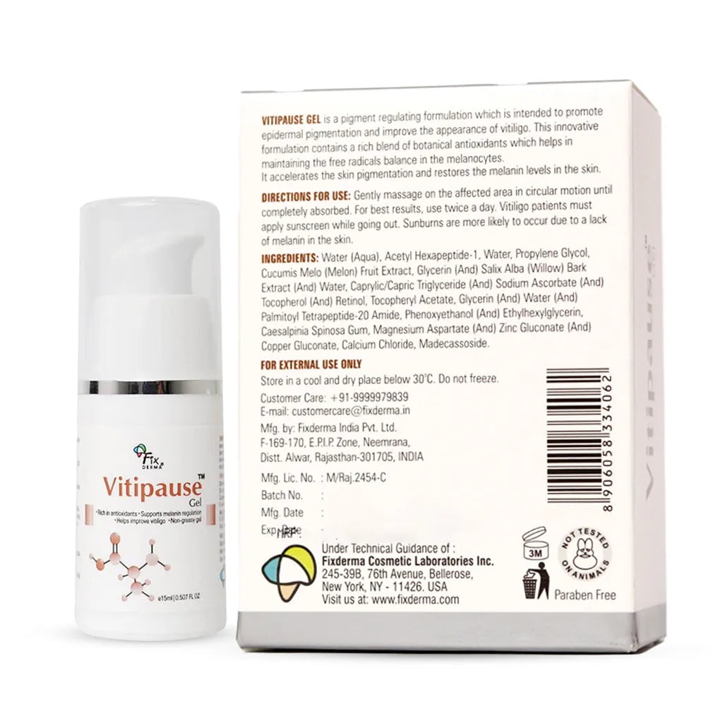 Vitipause Gel 15ml Fixderma