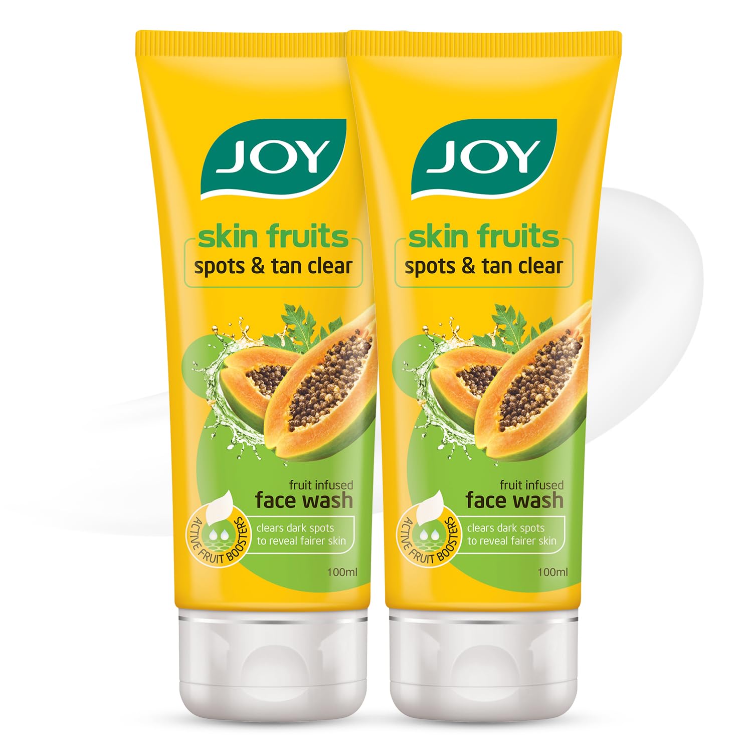 Avoka Naturals Joy Skin Fruits Spots & Tan Clear FaceWash- (100ml X 2)