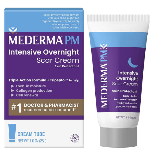 Mederma PM Intensive Overnight Scar Cream: Advanced Scar Treatment,