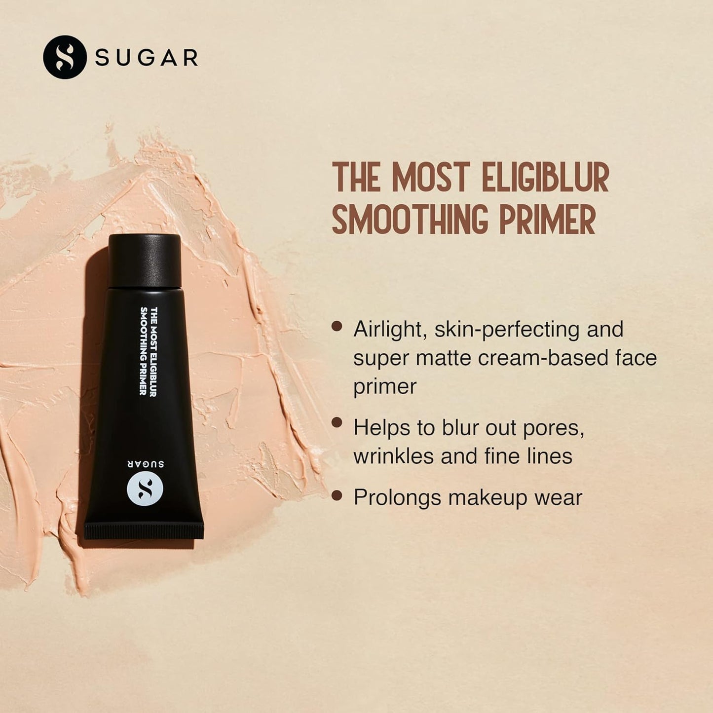 SUGAR Cosmetics The Most Eligiblur Smoothing Primer, 50 ml