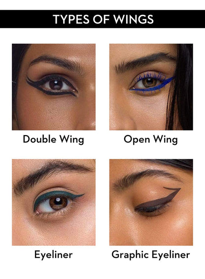 SUGAR Cosmetics Eye Warned You So! Double Matte Eyeliner: 01 Black Swan