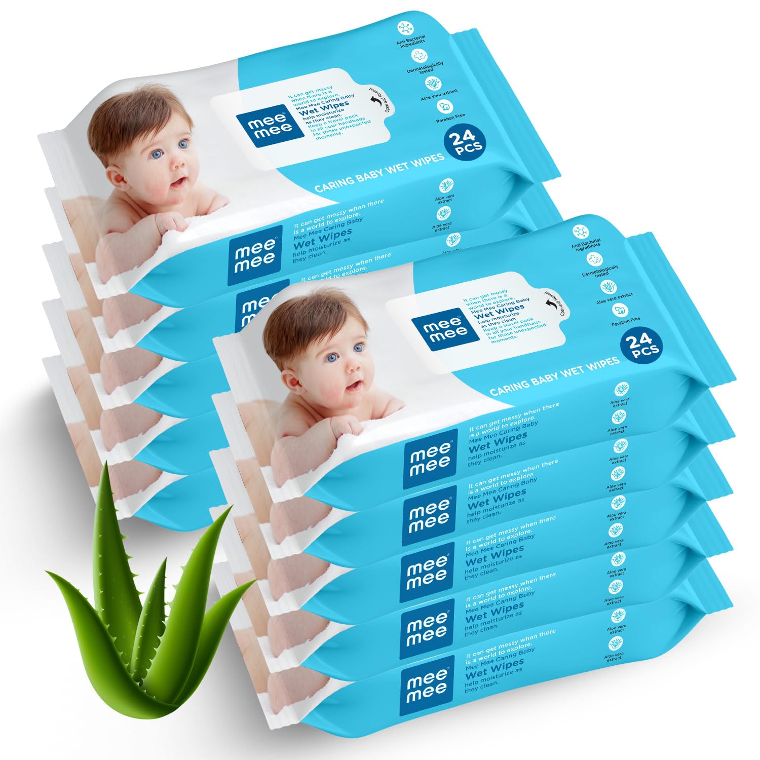 Mee Mee Soft Gentle Baby Wipes (24 Wipes)