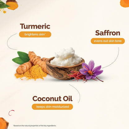 Mamaearth Ubtan Facial Kit: Turmeric & Saffron, 60 g
