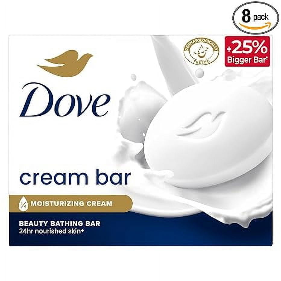 Dove Cream Beauty Bathing Bar 8x125g (Pack of 8)