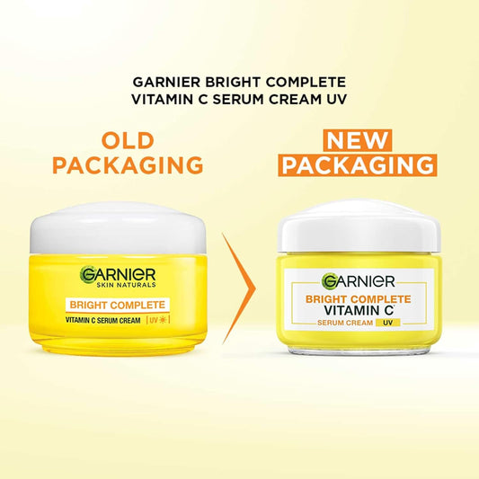 Garnier Bright Complete VITAMIN C SPF40/PA+++ Serum Cream, 45g
