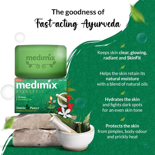 Ayurvedic Classic 18 Herbs Soap, 125