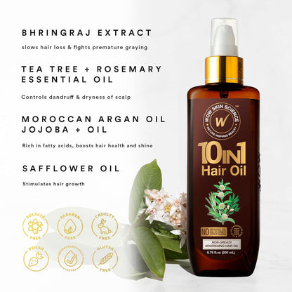 WOW 10 in 1 Miracle Hair Oil: 200 ml