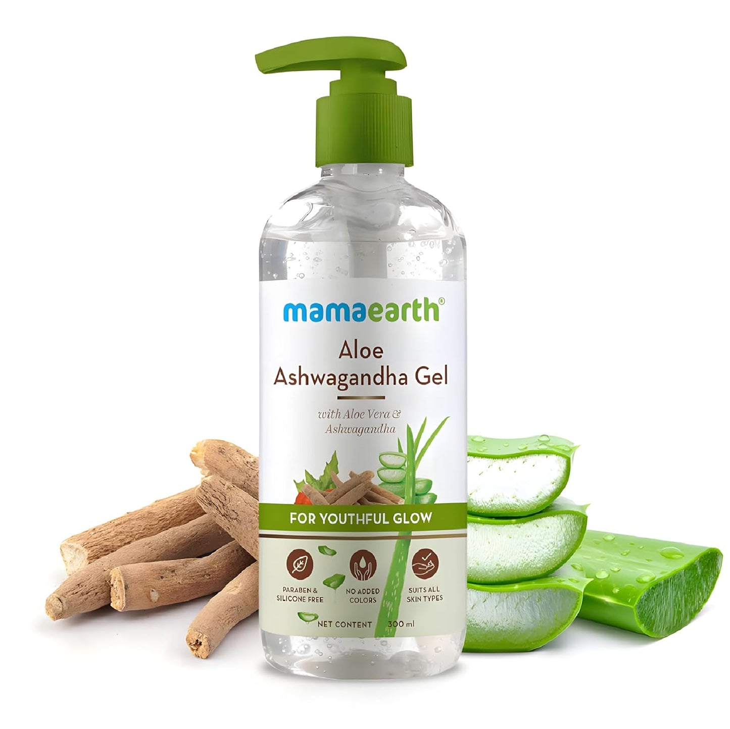 Mamaearth Aloe Ashwagandha Gel, for face, with Aloe Vera & Ashwagandha for a Youthful look