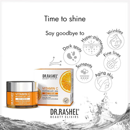 Dr Rashel Vitamin C Day Cream: Niacinamide & Collagen, 50 ml