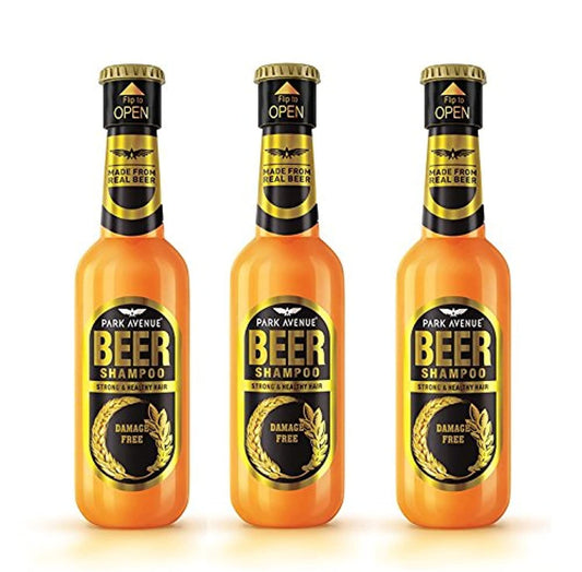 Park Avenue Damage Free Beer Shampoo: Pack of 3, 180 ml