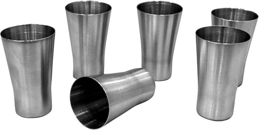 iKonbi Stainless Steel Party Shot Glass- Set of 6- 50