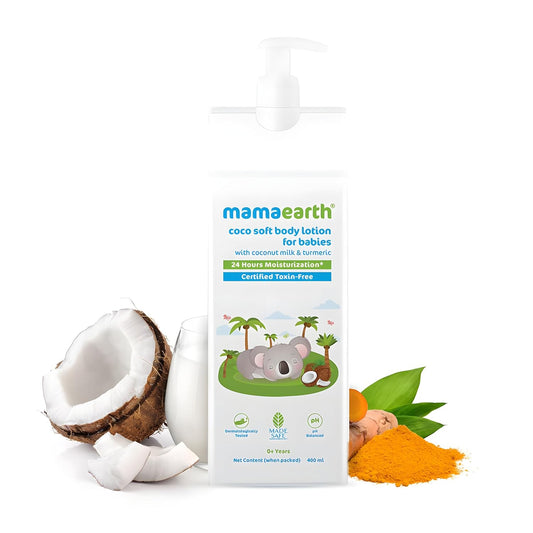 Mamaearth Coco Soft BodyLotion: Coconut Milk & Turmeric, 400