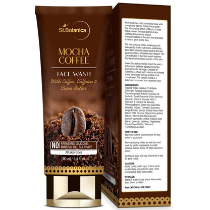 StBotanica Mocha Coffee Face Wash: 100 ml