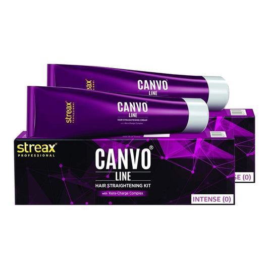 Streax Pro Hair Straightener Cream: Intense, 80ml, Pack of