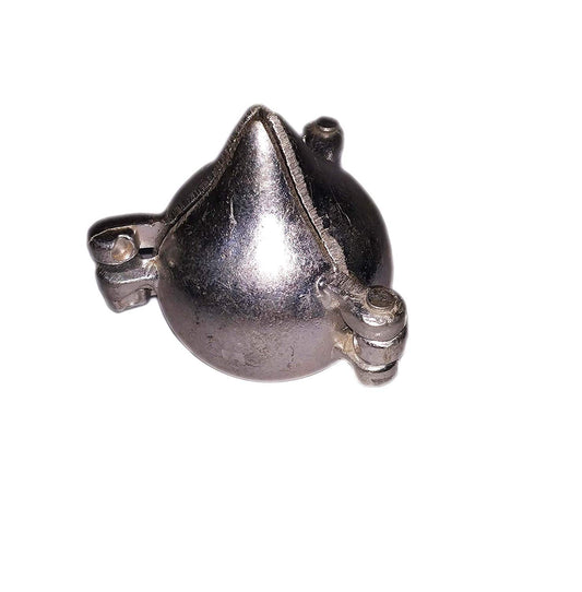 iKonbi Modak Maker Mould Aluminum for Ganpati, Diwali, Dasra, and Other Festival Set of 2 Big Size, 7 cm
