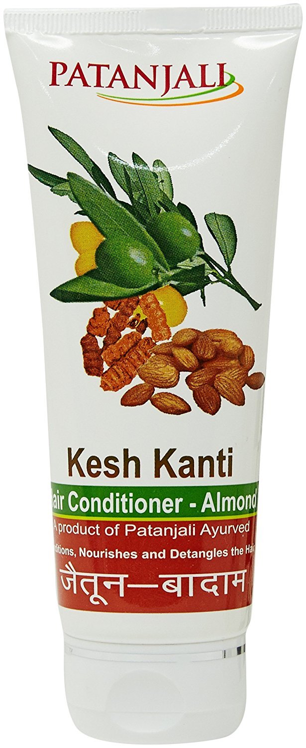 Patanjali Hair Conditioner Almond: 100 g + Kesh Kanti Hair Cleanser Shampoo 200 ml