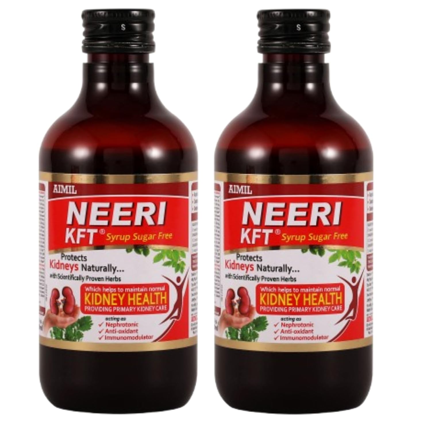 Aimil Neeri KFT Syrup - 200ml (Pack of 2) by Aimil