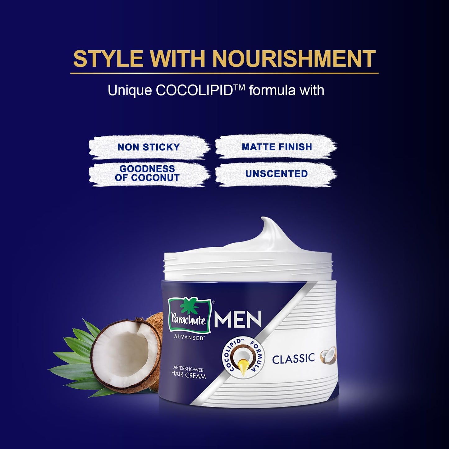Parachute Advansed Hair Cream for Men: 3.3 fl oz