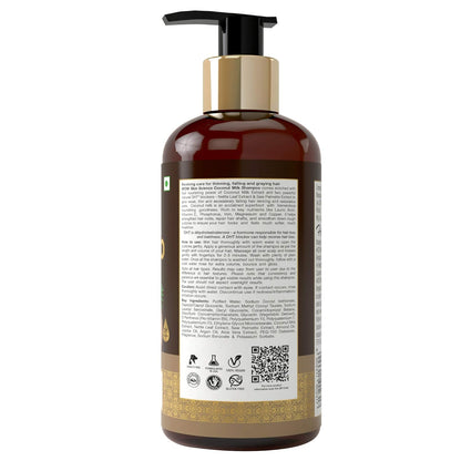 WOW Skin Science Coconut Milk Shampoo: Pack of 2, 500 ml each